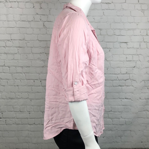 0X 3X Style & Co Pink Button Down Shirt Plus Size - Picture 4 of 6